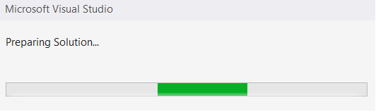 VS 2015 - Preparing solution1