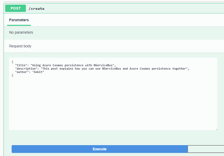Add post endpoint